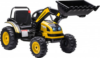 Tractor electric pentru copii, cu lopată | galben č.1