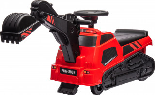 Excavator pentru copii, cu lopată | roșu č.1
