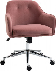 Scaun de birou 61x59x80,5-90,5 cm | roz închis č.1