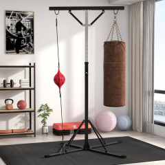 Suport reglabil pentru sac de box și speedball | negru č.2