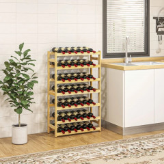 Suport pentru vinuri pentru 42 de sticle | 63 x 25 x 102 cm