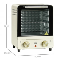 Mini cuptor 15 litri | crem-alb č.2