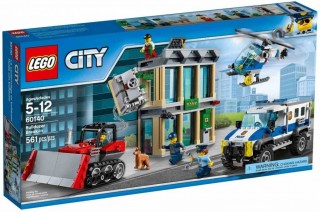 LEGO City 60140 Police Spargere cu buldozerul č.1