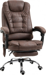 Fotoliu de birou cu funcție de masaj 65 x 70 x 111x119 cm | maro č.1