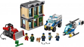 LEGO City 60140 Police Spargere cu buldozerul č.2