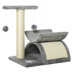 Ansamblu de joacă pentru pisici 43x40x30 cm | gri č.3