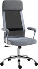 Scaun ergonomic de birou 65x67x119-129 cm | gri deschis și negru č.1