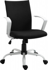 Scaun de birou cu spătar din plasă 61x61x89-99 cm | negru č.1