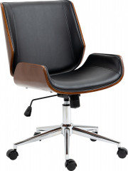 Scaun de birou 53 x 60 x 86-96 cm | negru č.2