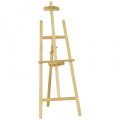 Șevalet pliabil pentru pictură 51,5 x 71,5 x 134,5 cm | culoare naturală č.2