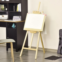 Șevalet pliabil pentru pictură 51,5 x 71,5 x 134,5 cm | culoare naturală č.1