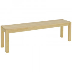 Bancă din lemn masiv 150 x 33 x 45 cm | culoare naturală č.3