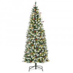 Brad artificial de Crăciun Ø65 x 180 cm | verde și alb č.2