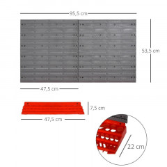 Organizator de perete pentru unelte | 95,5x53,5x23 cm č.3