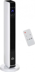Încălzitor electric cu telecomandă 21x21x73 cm | alb+negru č.1