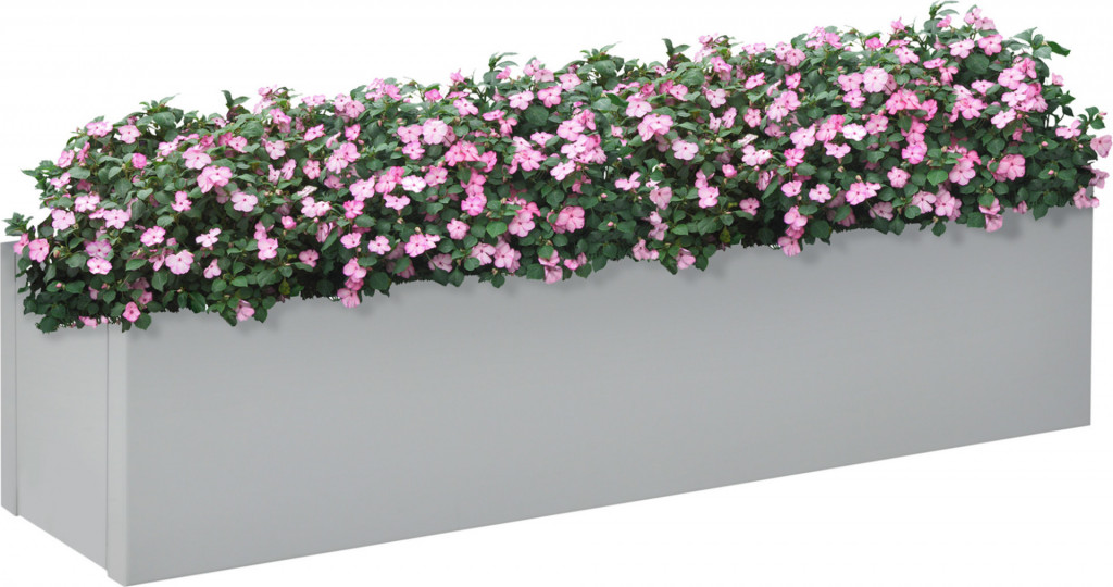 Ghiveci pentru plante aromatice 91x22x22cm | gri