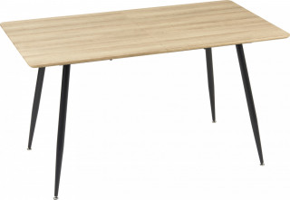 Masă de bucătărie modernă pentru 4 persoane 140x80x76cm | culoare naturală č.1