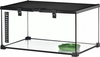 Terariu pentru reptile 50x30x25 cm | negru č.1