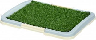 Toaletă pentru câini 63x48,5x6 cm | verde+alb č.2