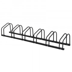 Suport pentru 6 biciclete 179x33x27 cm | negru č.1