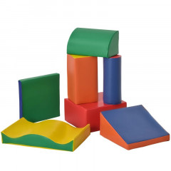 Cărămizi din spumă pentru construcții | set de 7 bucăți č.1