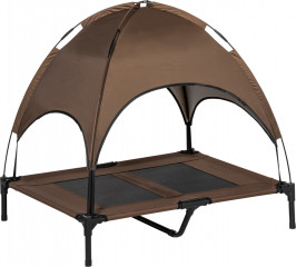 Șezlong pentru câini, cu copertină 92x76x90 cm | cafea č.3