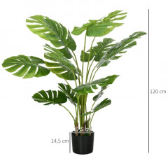 Plantă artificială 17,5 x 17,5 x 120 cm | verde č.2