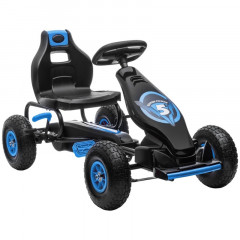 Motocart cu pedale pentru copii 121 x 58 x 61 cm | albastru + negru č.1