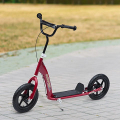 Trotinetă pentru copii 120x52x80-88 cm | roșu č.1
