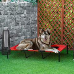 Șezlong pentru câini 122x92x23 cm | roșu č.1