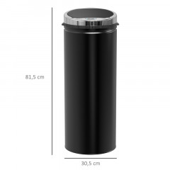 Coș de gunoi automat 50 litri | negru č.2