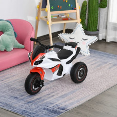 Motocicletă pentru copii 74x39x48 cm | alb + roșu č.1