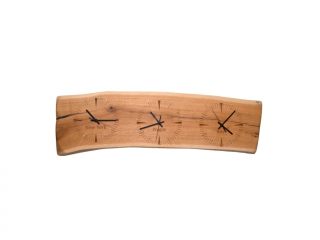 Ceas de perete cu design EARTH | cu frezare č.1