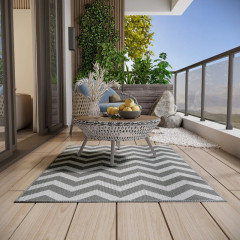 Covor impermeabil pentru exterior 121x182cm | gri deschis č.1