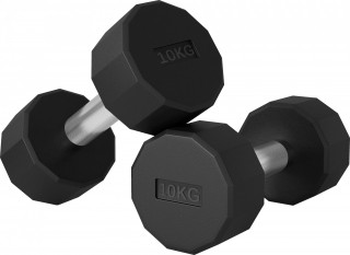 Set gantere 20 kg | negru č.1