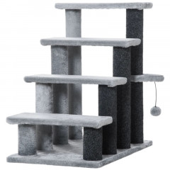 Trepte pentru pisici, cu minge 45 x 40 x 48 cm | gri č.2