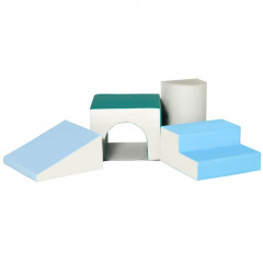 Cărămizi lavabile din spumă pentru construcții | set de 4 bucăți