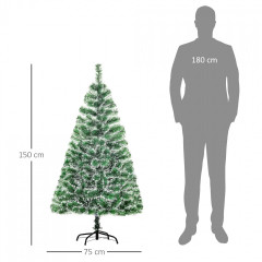 Brad artificial de Crăciun Ø75 x 150 cm | verde č.3