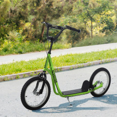 Trotinetă pentru copii 139 x 58 x 90-96 cm | verde č.1