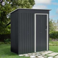 Casă de grădină cu bază S și acoperiș reclinabil 161x86x181/164 cm | antracit