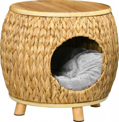 Culcuș pentru pisici | maro deschis+culoare naturală+gri č.1