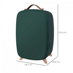 Mini frigider pentru cosmetice 6 litri | verde închis č.3