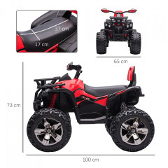 ATV electric pentru copii de 3-5 ani | roșu č.2
