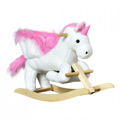 Jucărie balansoar unicorn | roz č.2