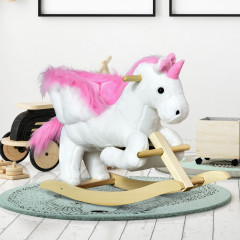 Jucărie balansoar unicorn | roz č.1