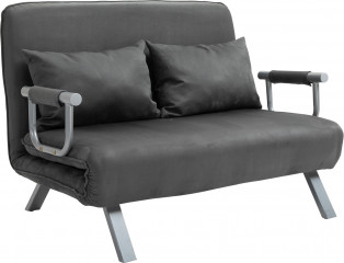 Canapea extensibilă cu cotieră 111 x 80 x 78 cm | gri č.1