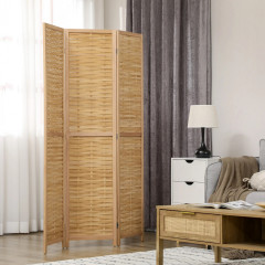 Paravan din bambus 120 cm x 170 cm x 1,8 cm | culoare naturală č.1