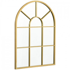 Oglindă decorativă de perete 70x50 cm | auriu č.1