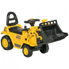 Excavator pentru copii, cu cupă acționabilă 80 x 26,5 x 39 cm | galben č.1