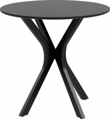 Masă bar rotundă Ø78 x 75 cm | negru č.1